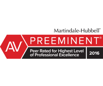 AV Preeminent Rating