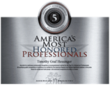 America's most honored professionals